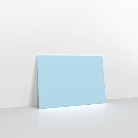 P15C6 - Pale Blue Coloured Gummed Greeting Card V Flap Envelopes - Greeting Card Envelopes