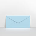P15DL - Pale Blue Coloured Gummed Greeting Card V Flap Envelopes - Greeting Card Envelopes