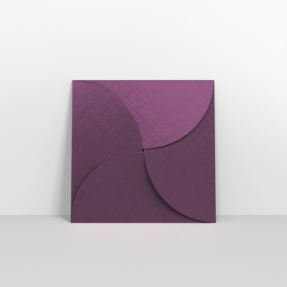 Amaranth Brocade Pochette Envelopes - Square - 145 x 145mm