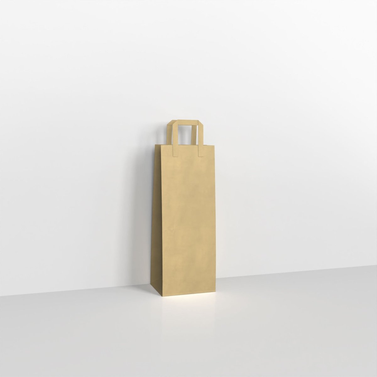 Manila Paper Carrier Bags - 210 x 80mm