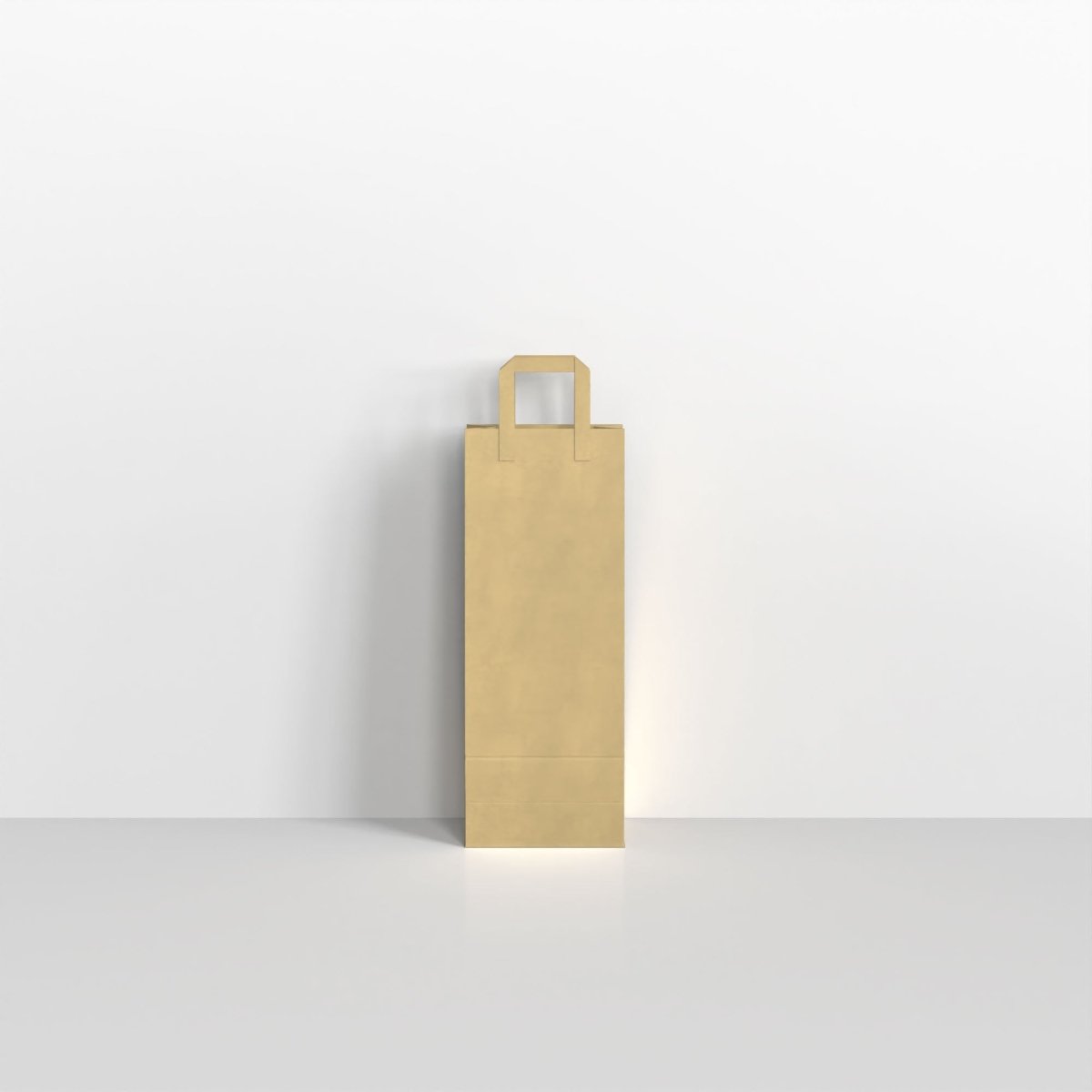 Manila Paper Carrier Bags - 210 x 80mm