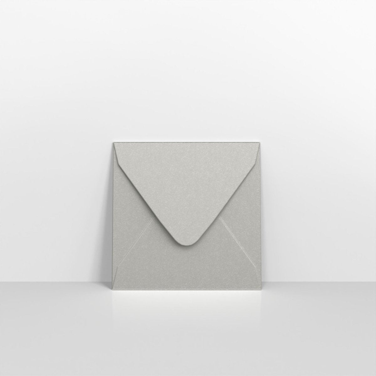 Silver Pearlescent Envelopes - Gummed Square - 80 x 80mm