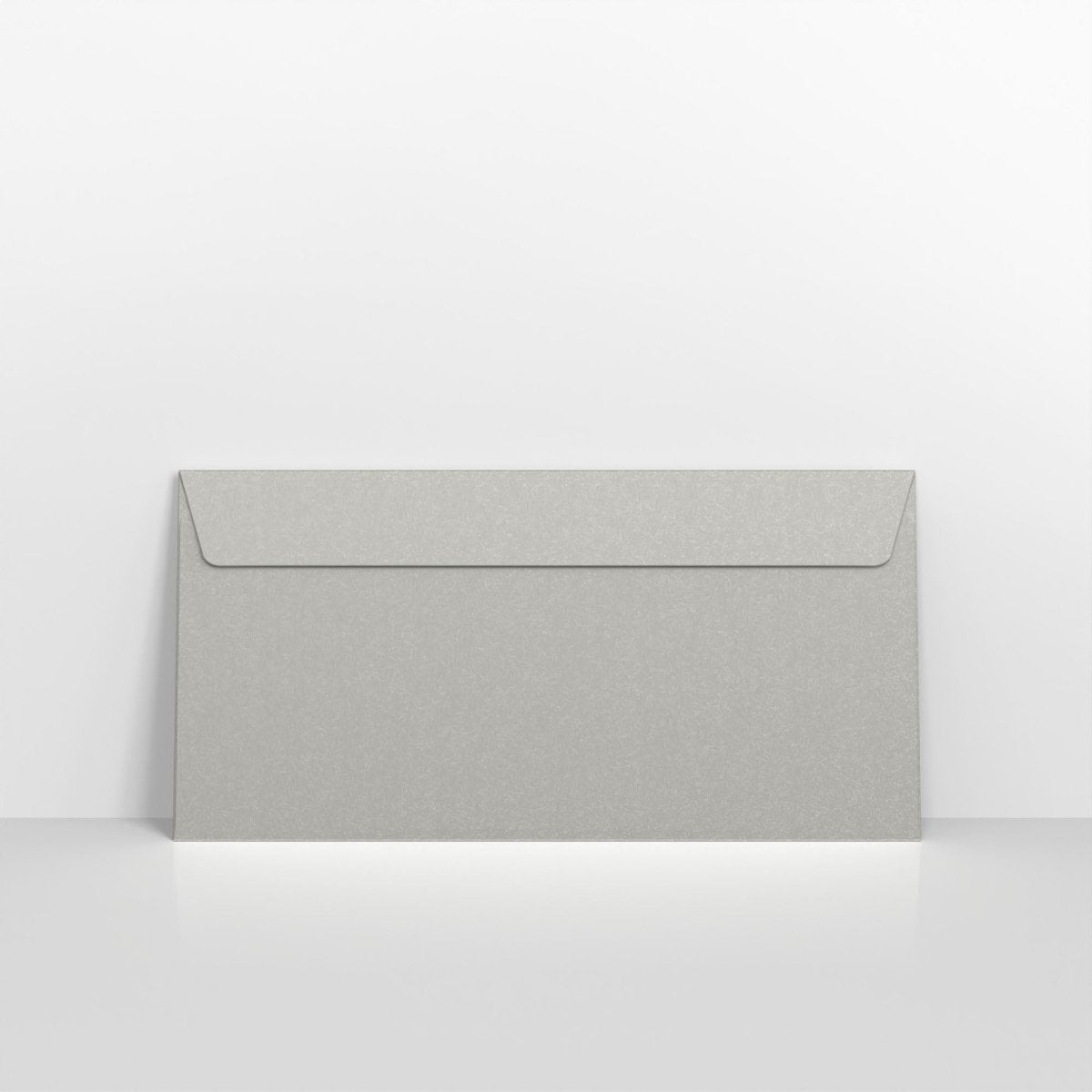 Silver Pearlescent Envelopes - Peel and Seal DL - 110 x 220mm
