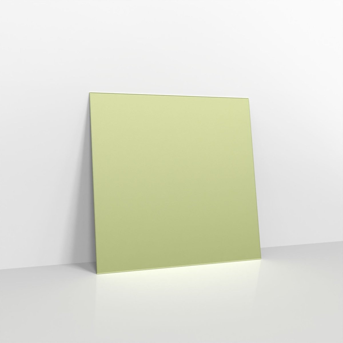 Lime Green Pearlescent Envelopes - Peel and Seal Square - 155 x 155mm