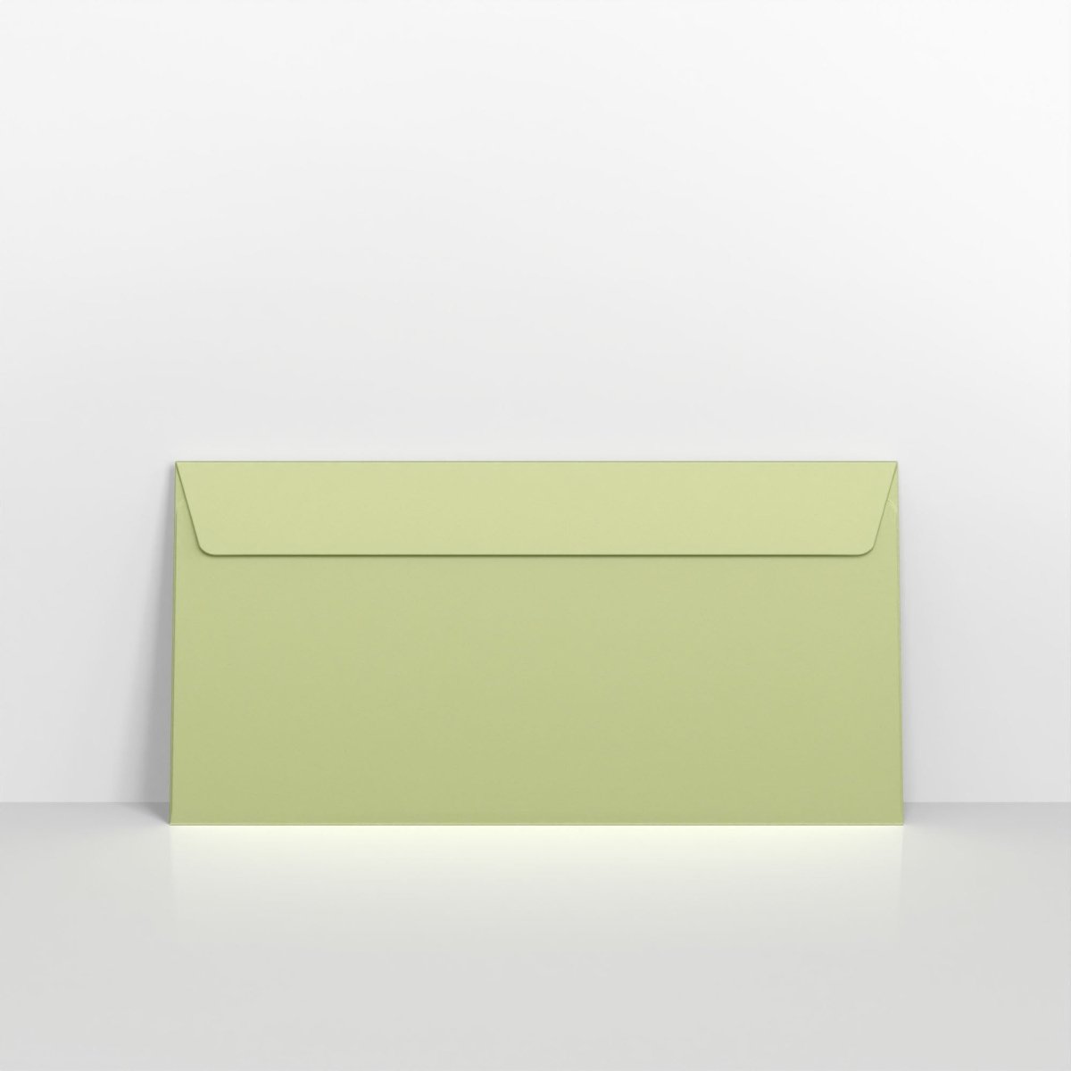 Lime Green Pearlescent Envelopes - Peel and Seal DL - 110 x 220mm