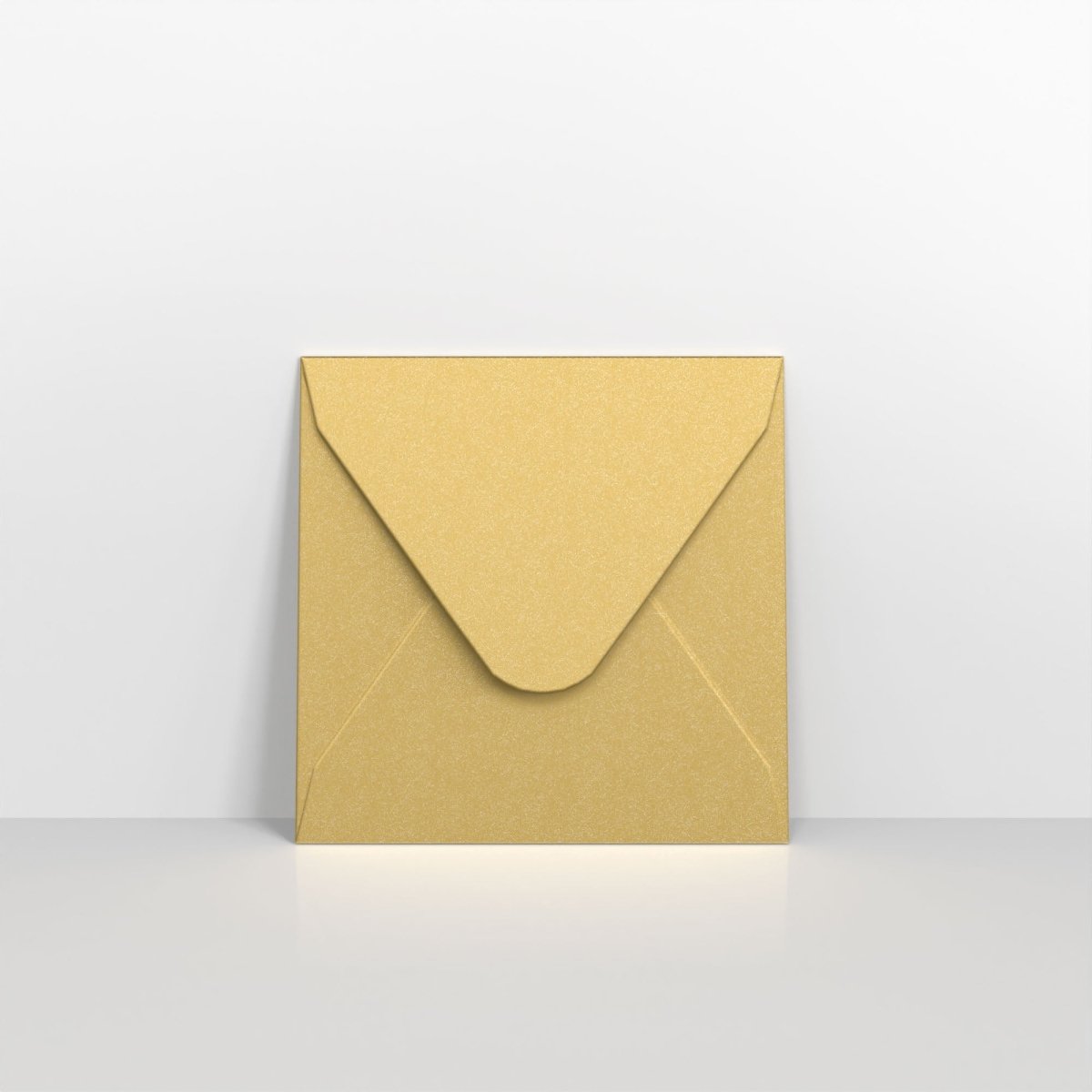 Gold Pearlescent Envelopes - Gummed Square - 100 x 100mm