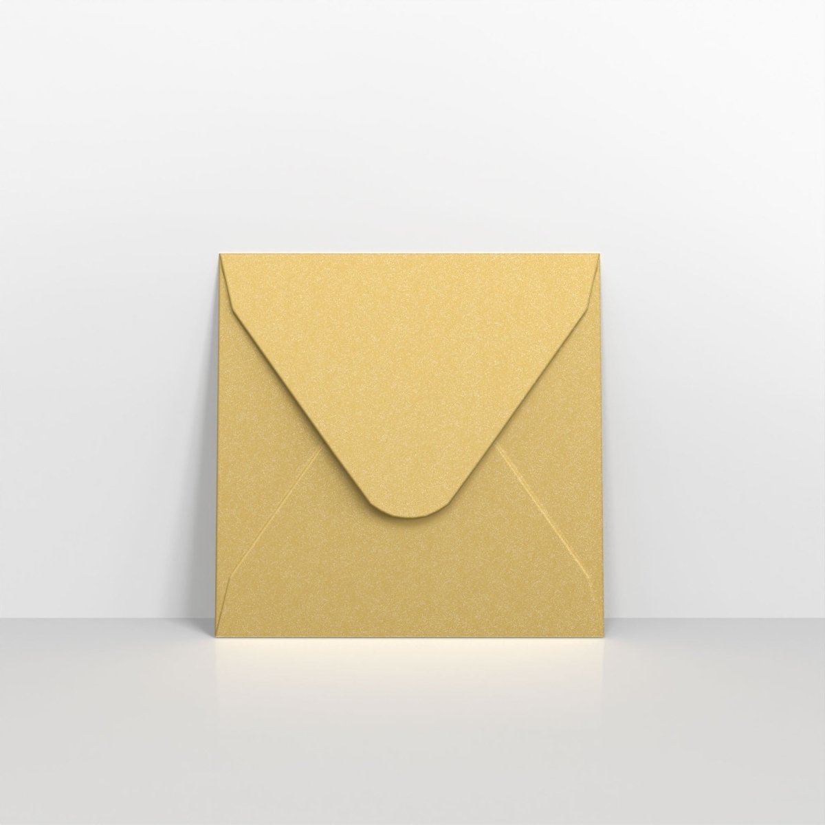 Gold Pearlescent Envelopes - Gummed Square - 120 x 120mm