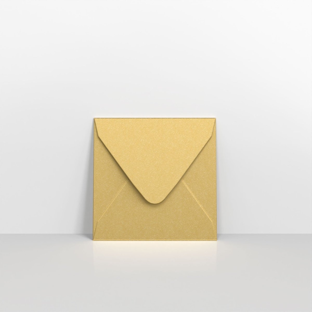 Gold Pearlescent Envelopes - Gummed Square - 80 x 80mm