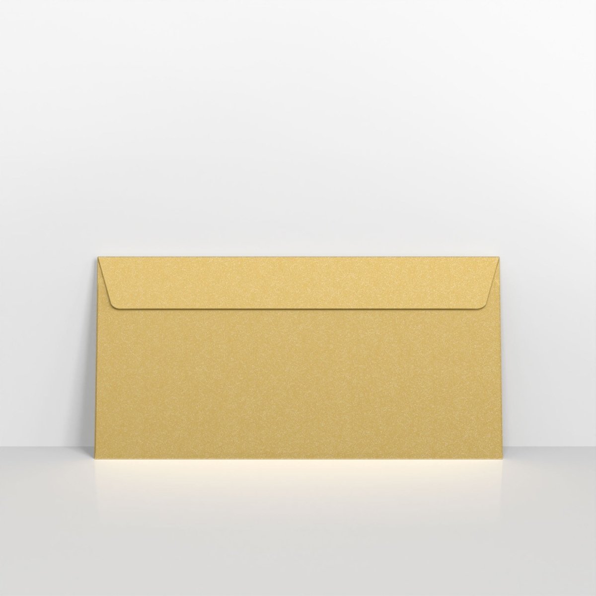 Gold Pearlescent Envelopes - Peel and Seal DL - 110 x 220mm