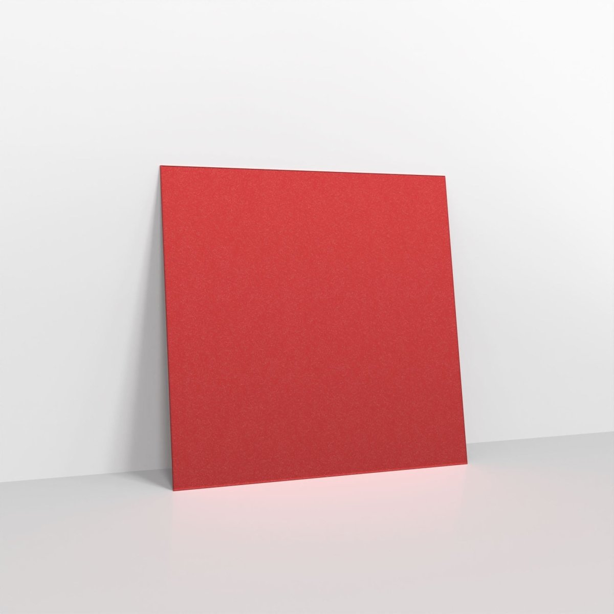 Cardinal Red Pearlescent Envelopes - Peel and Seal Square - 155 x 155mm