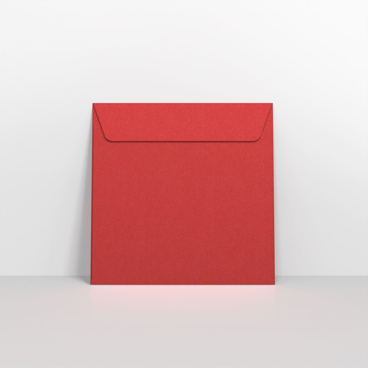 Cardinal Red Pearlescent Envelopes - Peel and Seal Square - 155 x 155mm