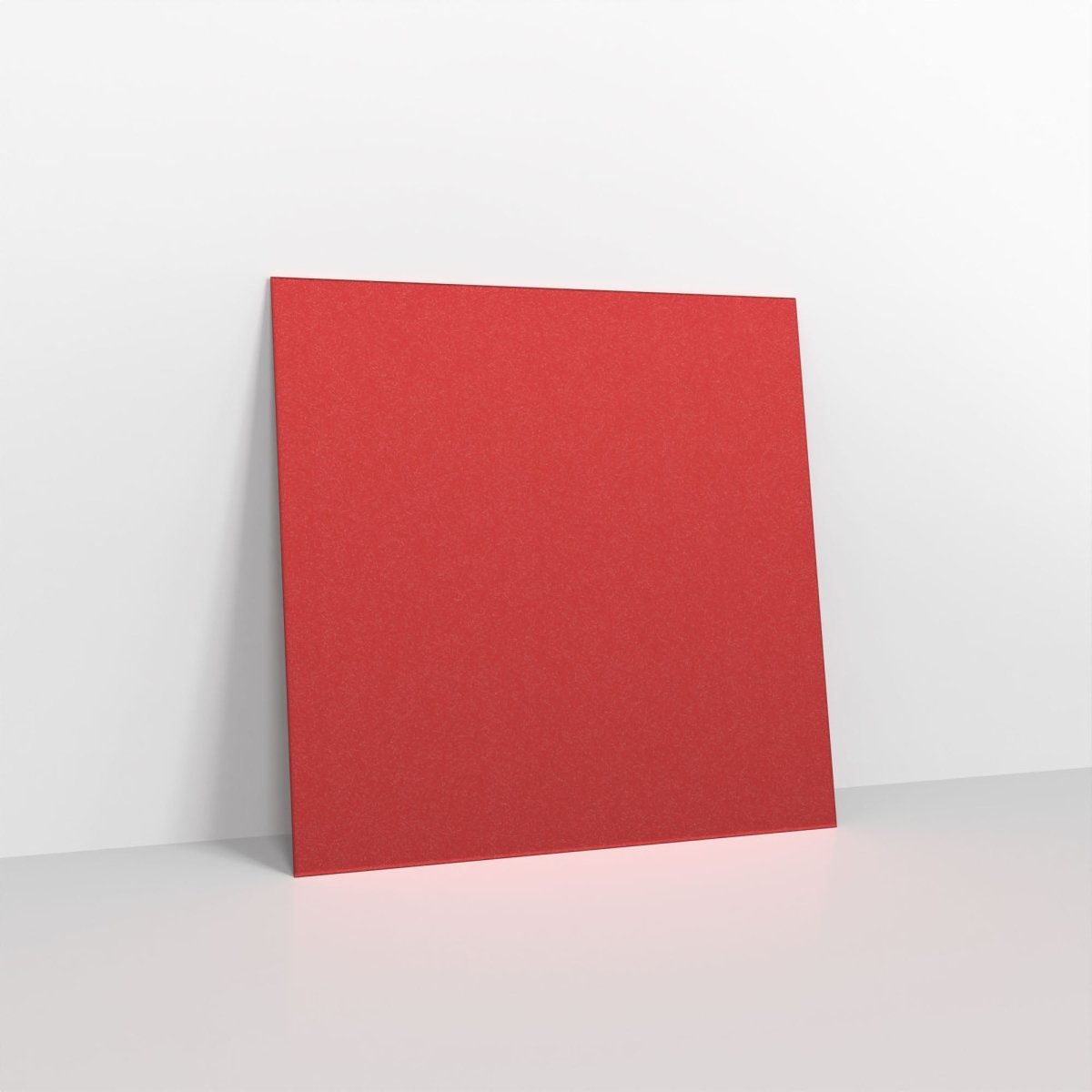 Cardinal Red Pearlescent Envelopes - Peel and Seal Square - 170 x 170mm