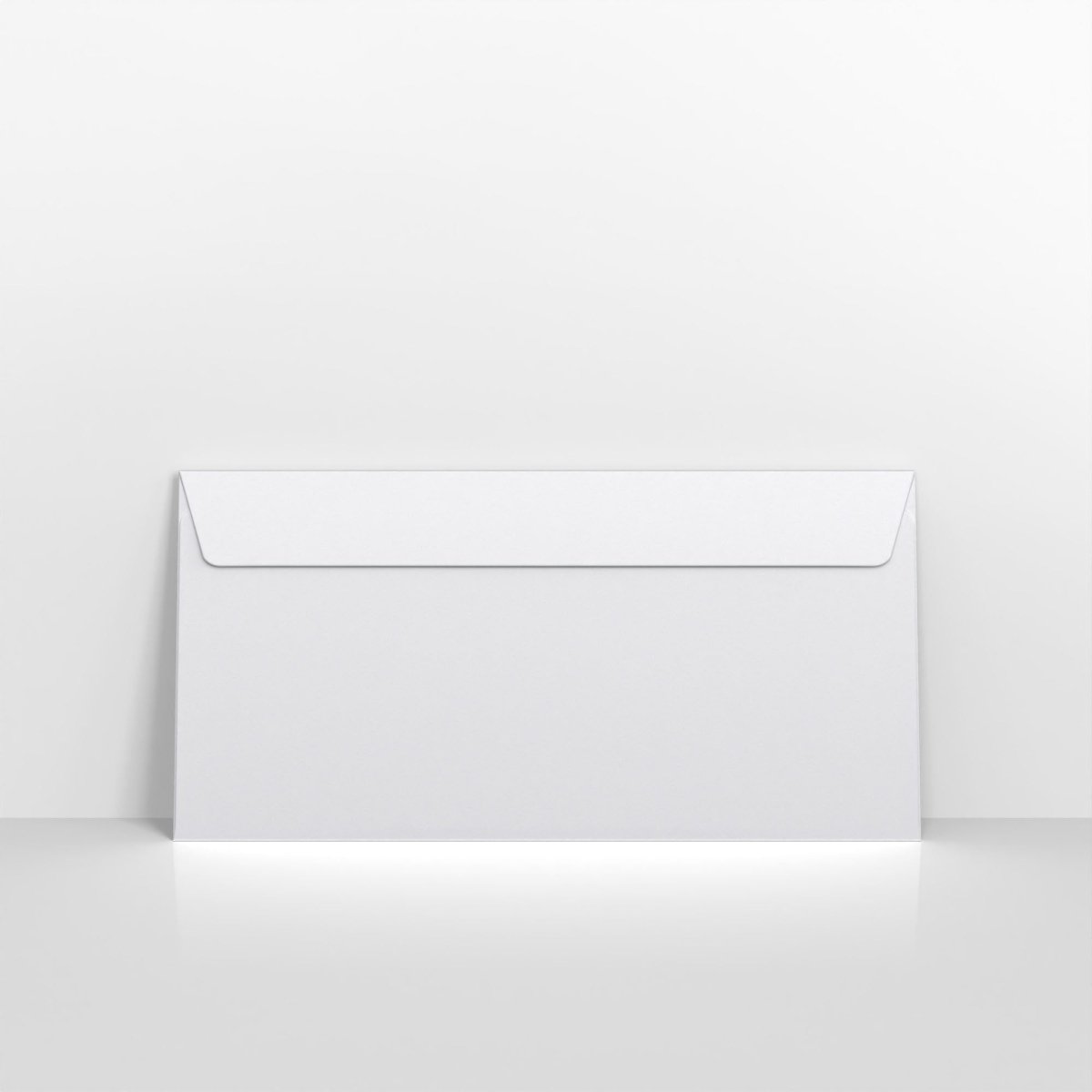 White Pearlescent Envelopes - Peel and Seal DL - 110 x 220mm
