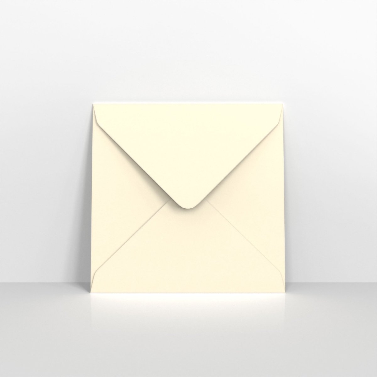 Ivory Wove Coloured Gummed Greeting Card V Flap Envelopes - Square - 160 x 160mm