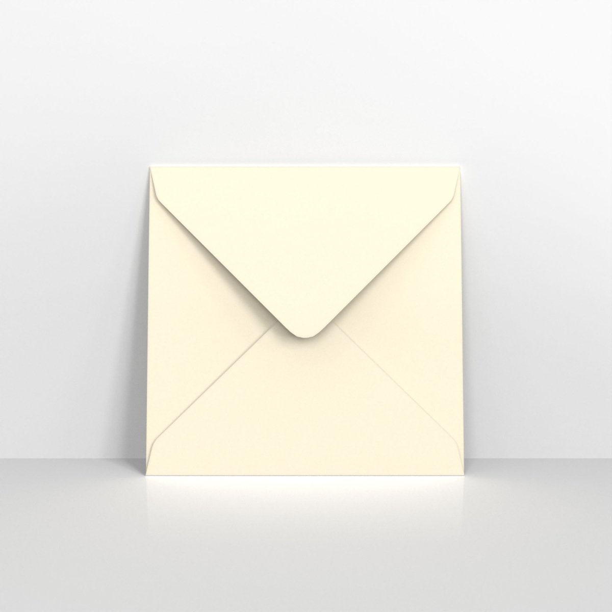 Ivory Wove Coloured Gummed Greeting Card V Flap Envelopes - Square - 170 x 170mm