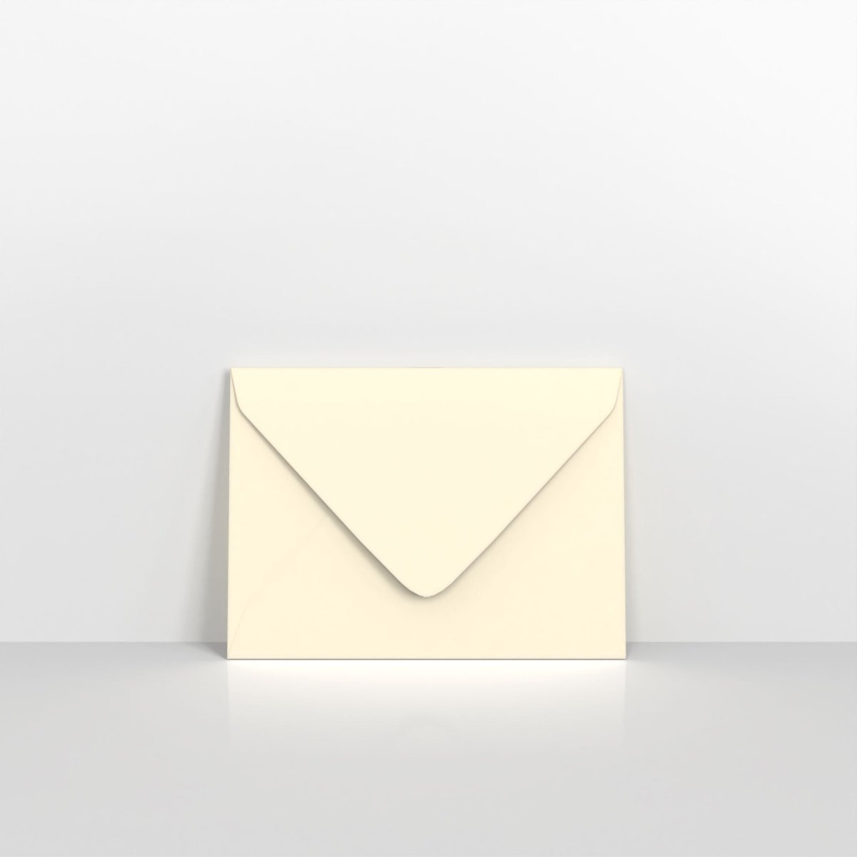 Ivory Wove Coloured Gummed Greeting Card V Flap Envelopes - 70 x 100mm