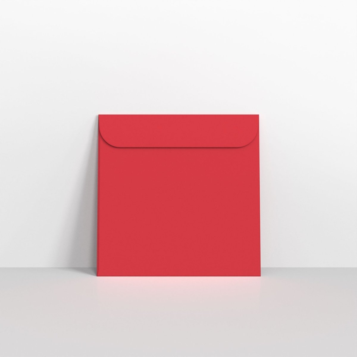 Dark Red Coloured Peel and Seal Envelopes - Without Window Square - 126 x 126mm