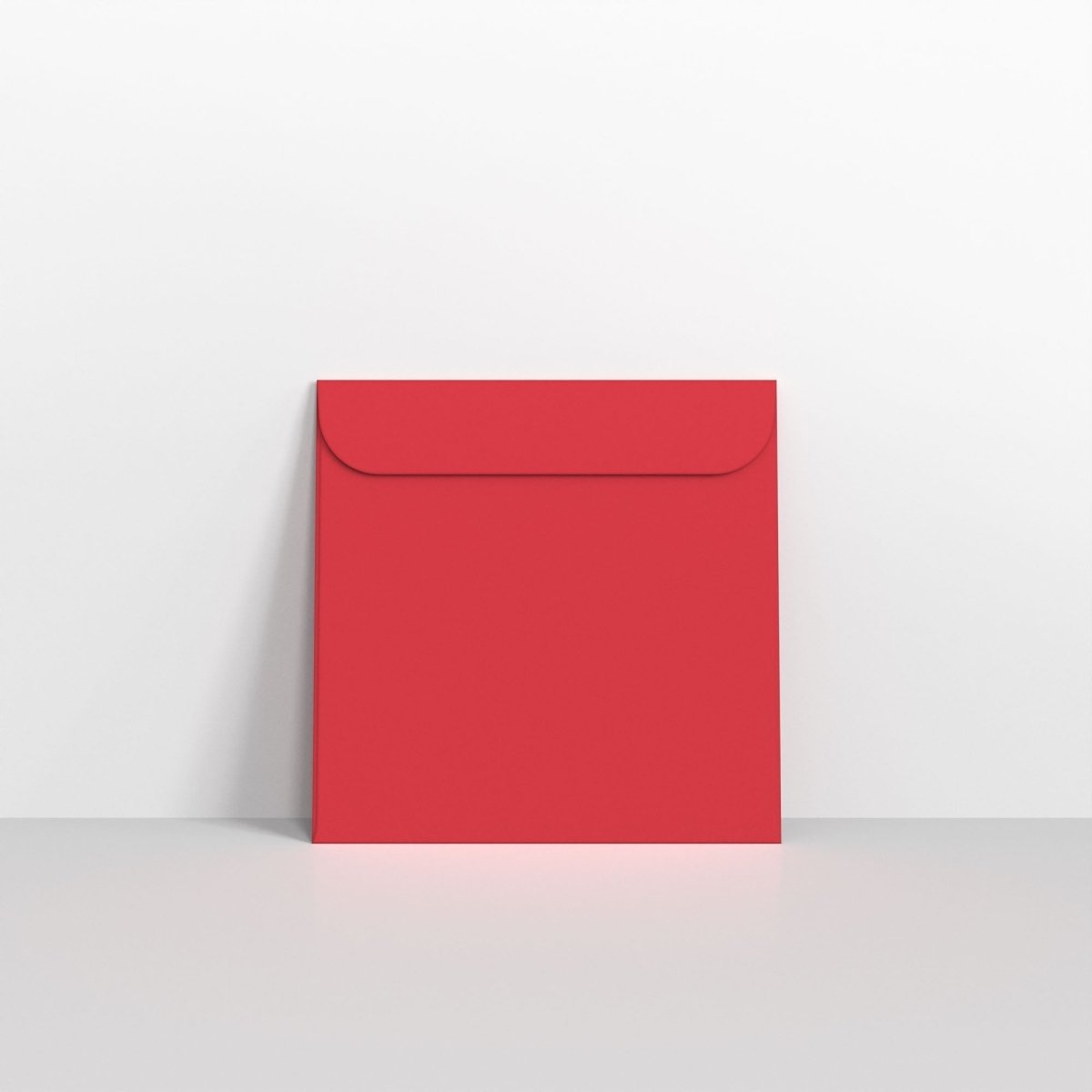 Dark Red Coloured Peel and Seal Envelopes - Without Window Square - 85 x 85mm