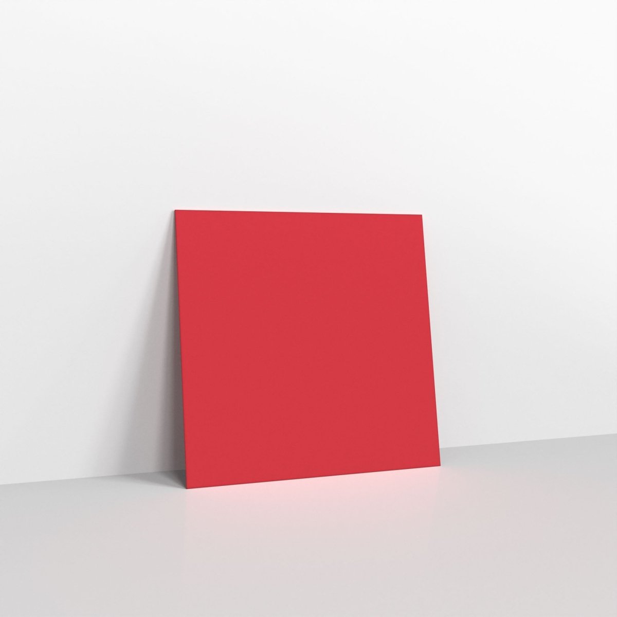 Dark Red Coloured Peel and Seal Envelopes - Without Window Square - 85 x 85mm