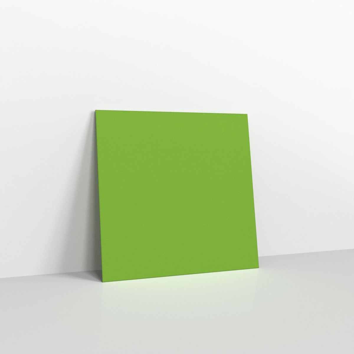 Green Coloured Peel and Seal Envelopes - Without Window Square - 85 x 85mm