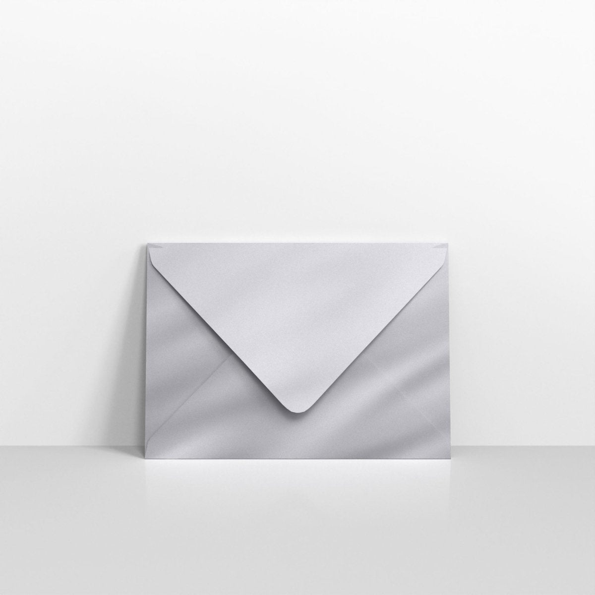 Silver Mirror Finish Envelopes - C6 - 114 x 162mm
