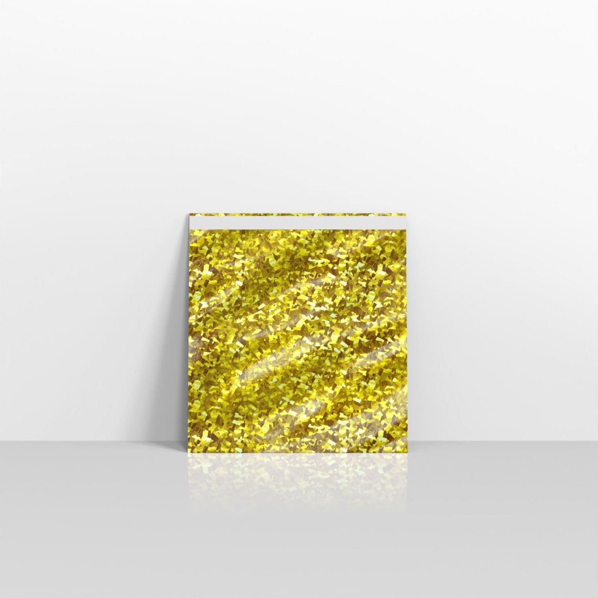 Holographic Gold Metallic Finish Foil Envelopes - Square - 165 x 165mm