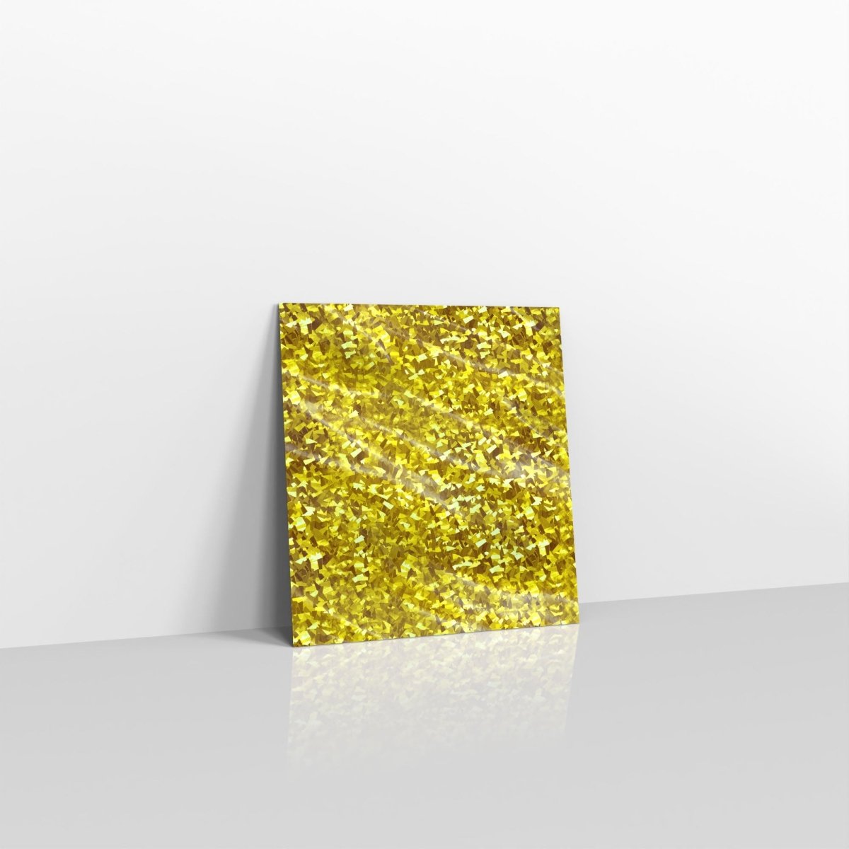 Holographic Gold Metallic Finish Foil Envelopes - Square - 165 x 165mm