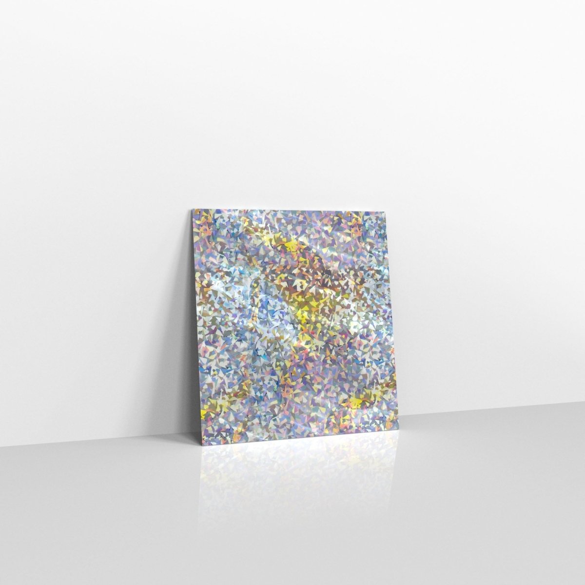 Silver Holographic Metallic Finish Foil Envelopes - Square - 165 x 165mm