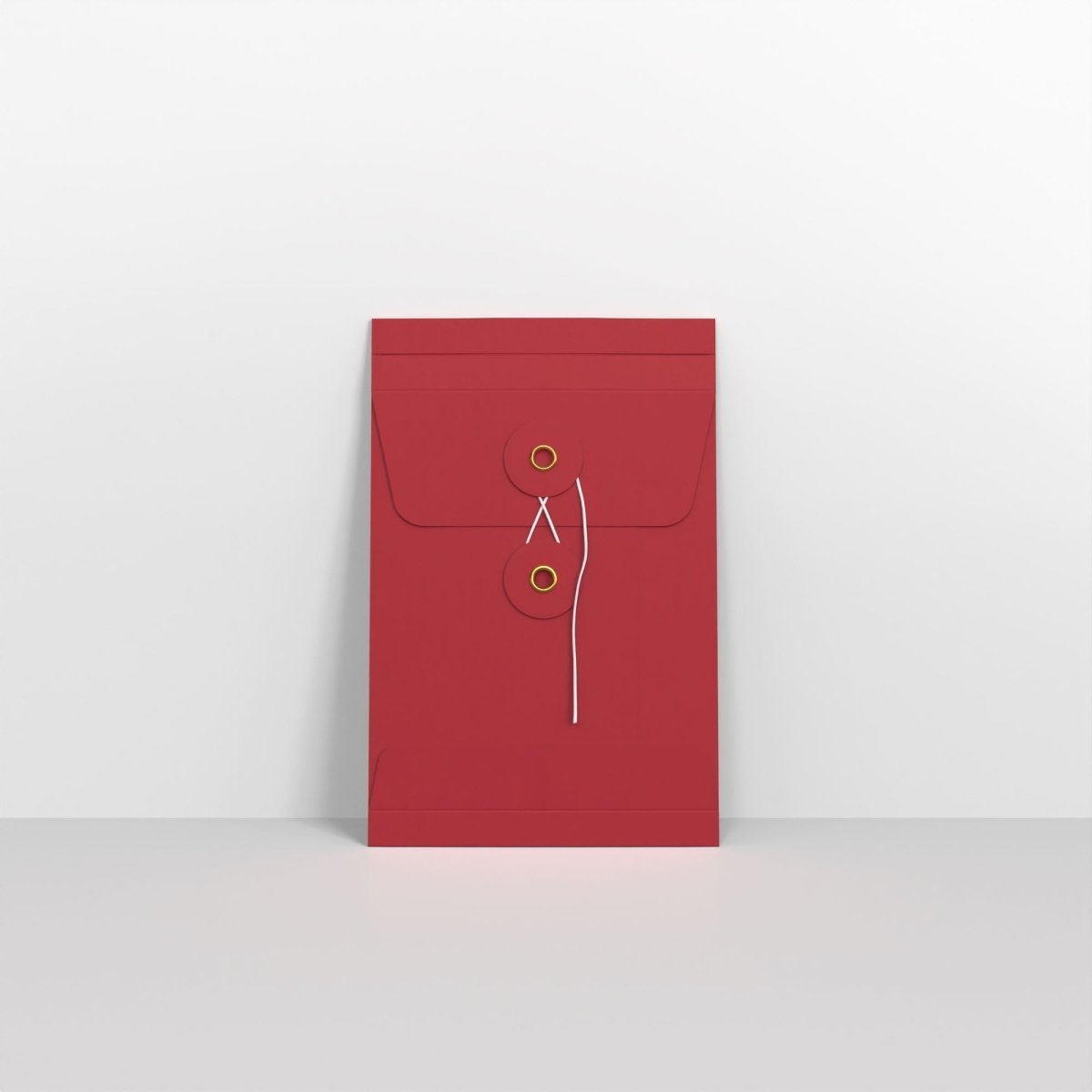Red String & Washer Gusset Envelopes - C6 - 162 x 114 x 25mm