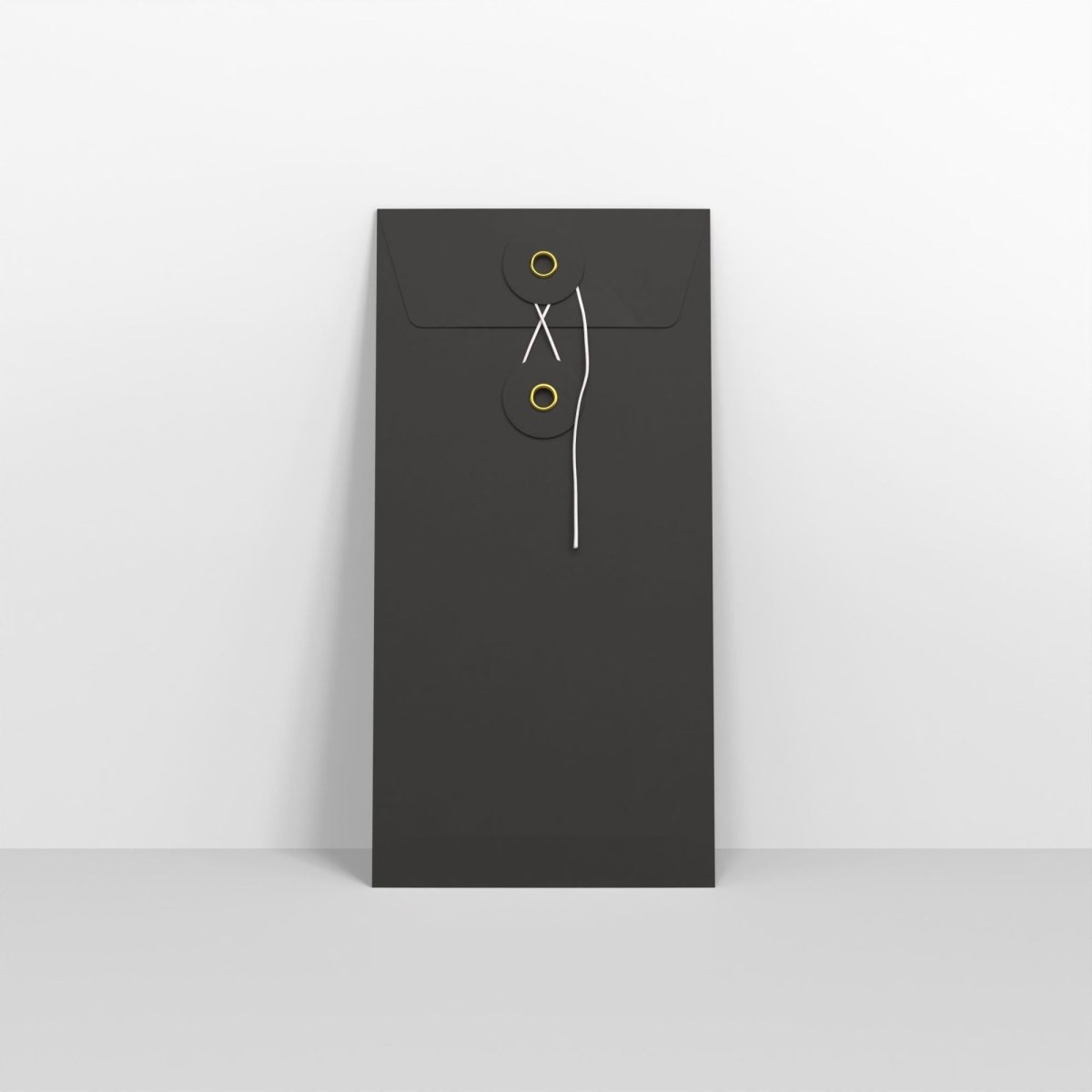 Black String and Washer Envelopes - DL - 220 x 110mm