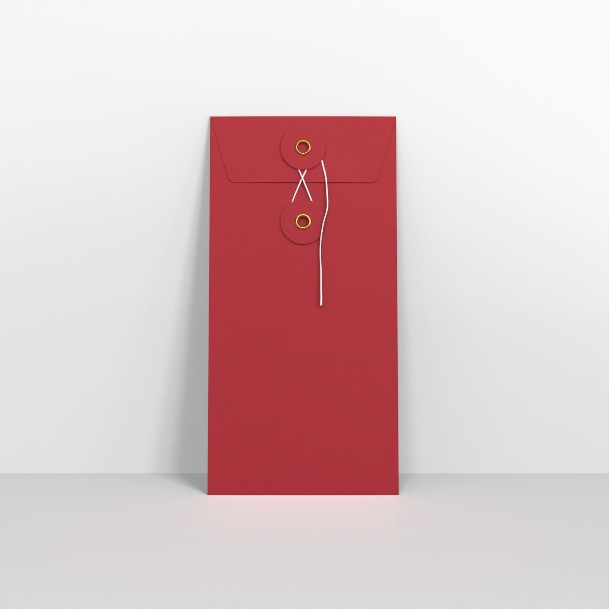 Red String & Washer Envelopes - DL - 220 x 110mm