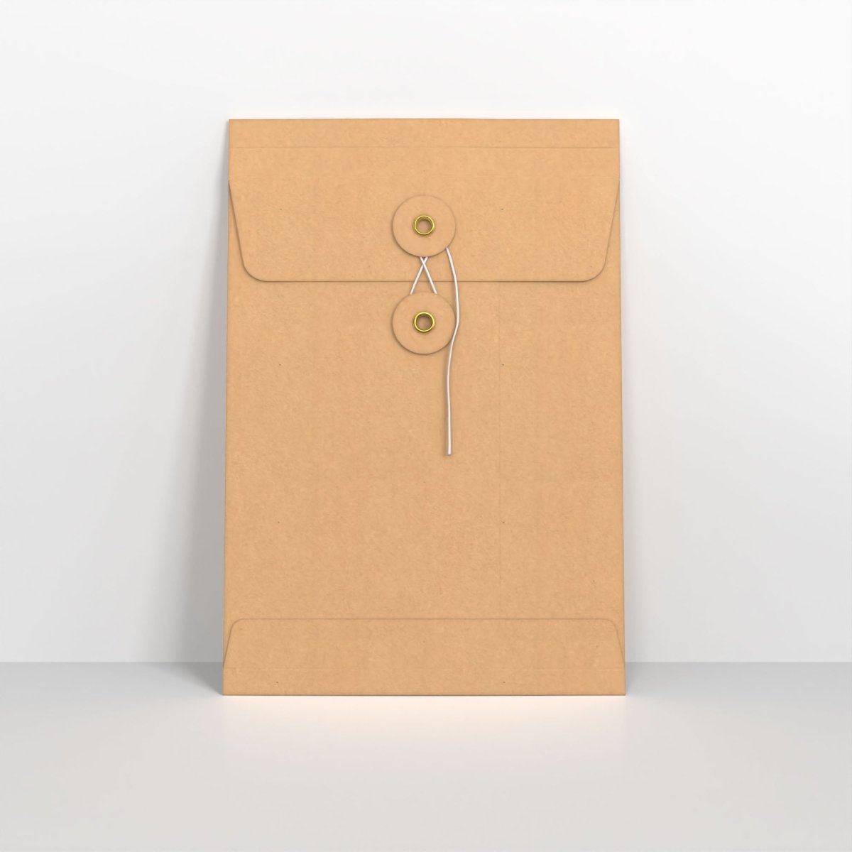 Manila String & Washer Gusset Envelopes - No C5 - 229 x 162 x 25mm