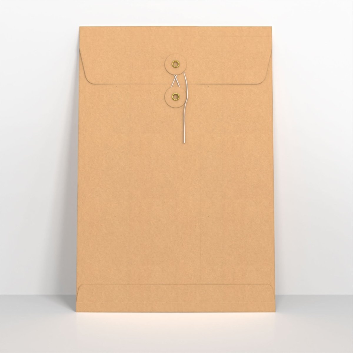 Manila String & Washer Gusset Envelopes - No C4 - 324 x 229 x 25mm