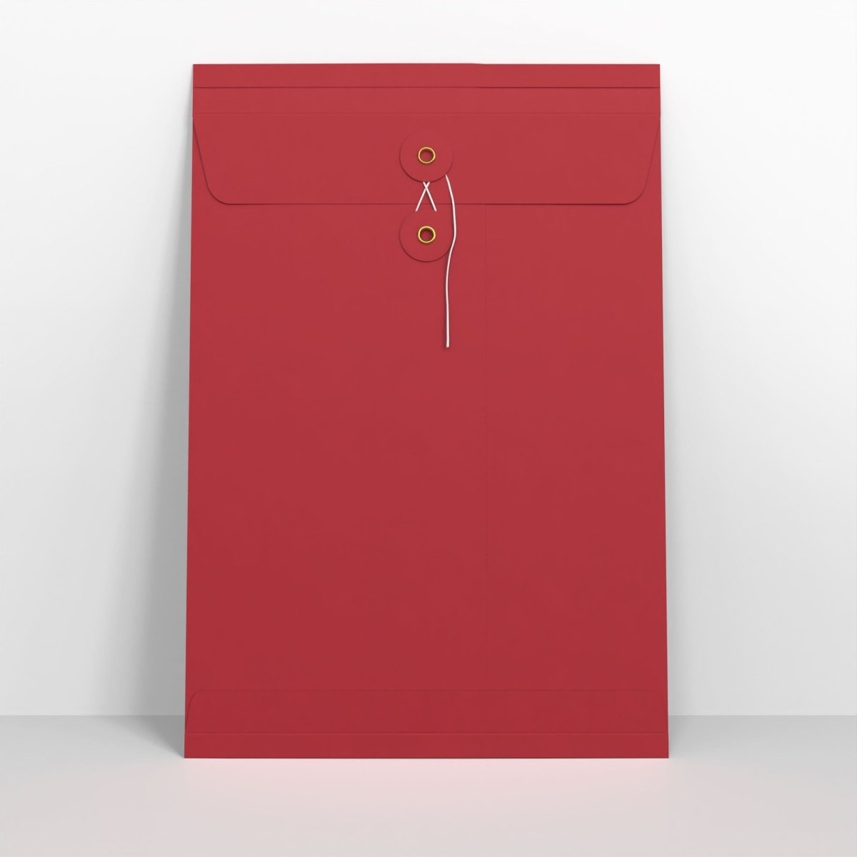 Red String & Washer Gusset Envelopes - C4 - 324 x 229 x 25mm