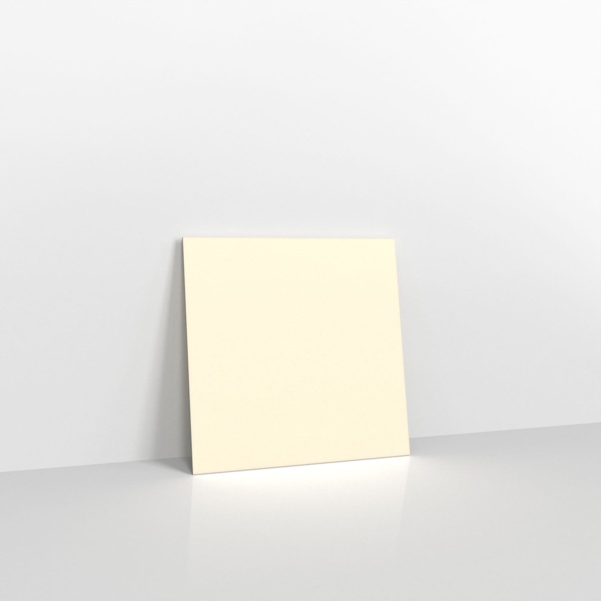 Ivory & Red Fancy Paper Lined Envelopes - Square - 160 x 160mm