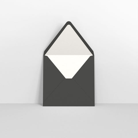 TL160W - B - Black & White Fancy Paper Lined Envelopes - Lined Envelopes