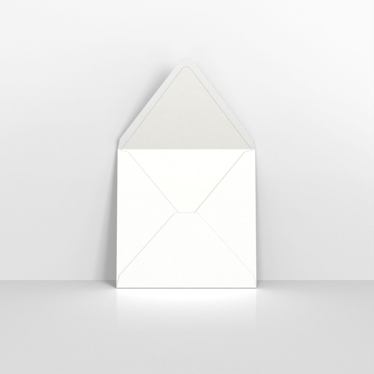 White & White Fancy Paper Lined Envelopes - Square - 160 x 160mm