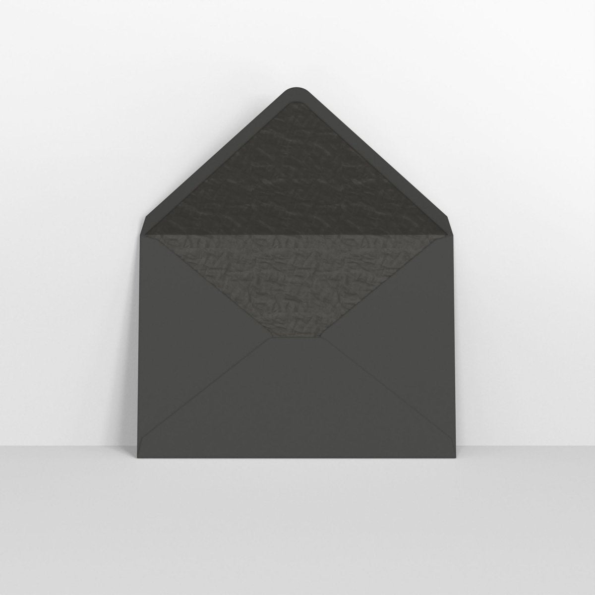 Black & Black Fancy Paper Lined Envelopes - C5 - 162 x 229mm