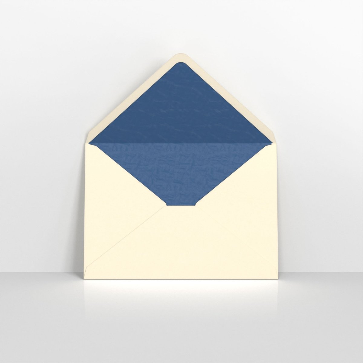 Ivory & Blue Fancy Paper Lined Envelopes - C5 - 162 x 229mm