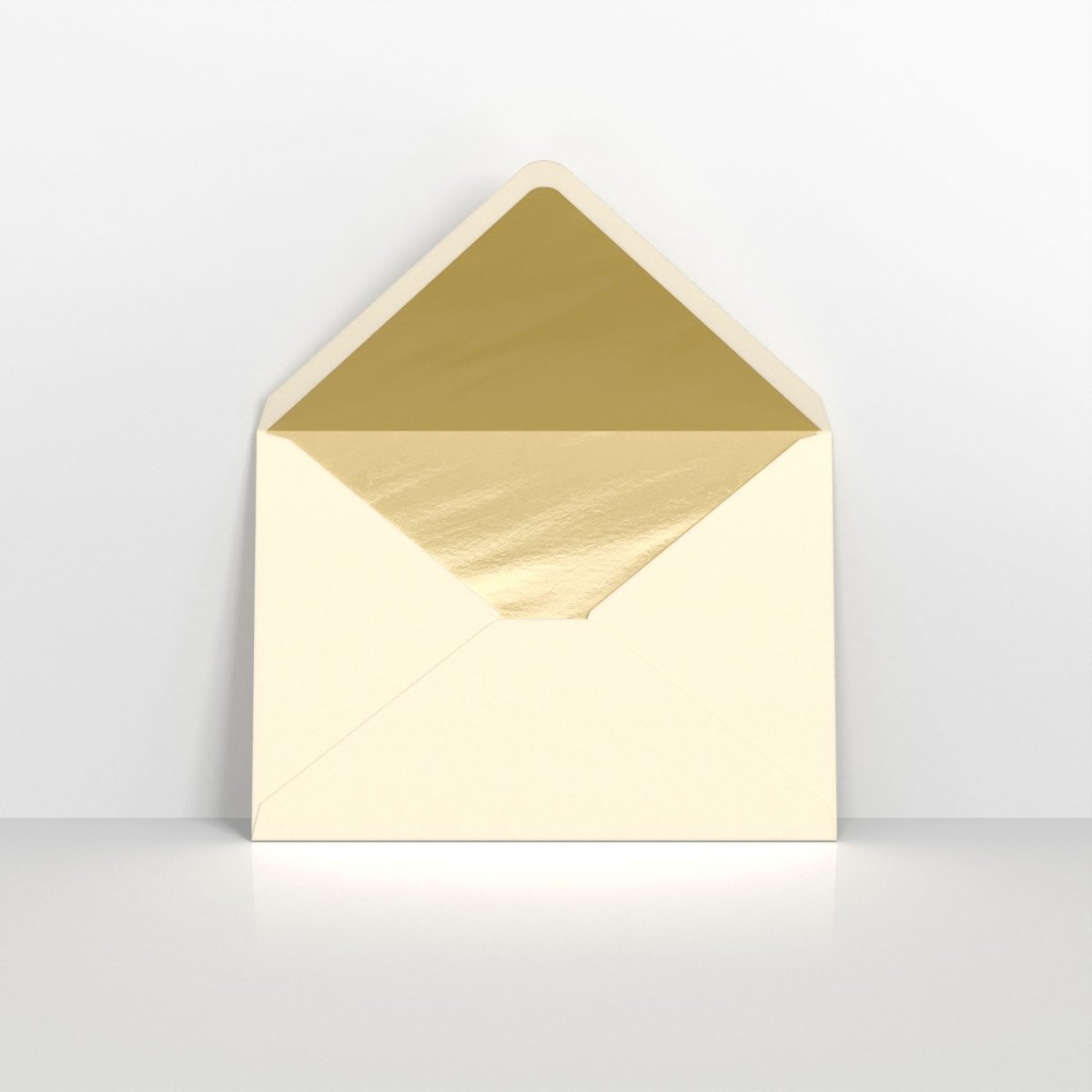 Ivory & Gold Fancy Foil Lined Envelopes - C5 - 162 x 229mm