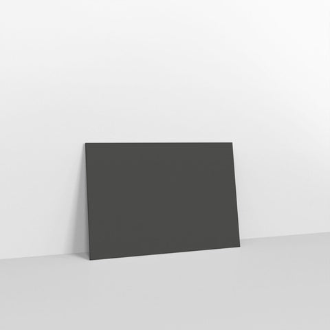 TLC6B - B - Black & Black Fancy Paper Lined Envelopes - Lined Envelopes