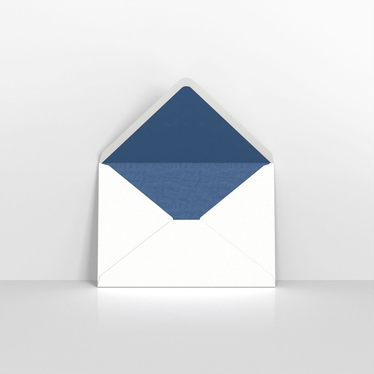 White & Blue Fancy Paper Lined Envelopes - C6 - 114 x 162mm