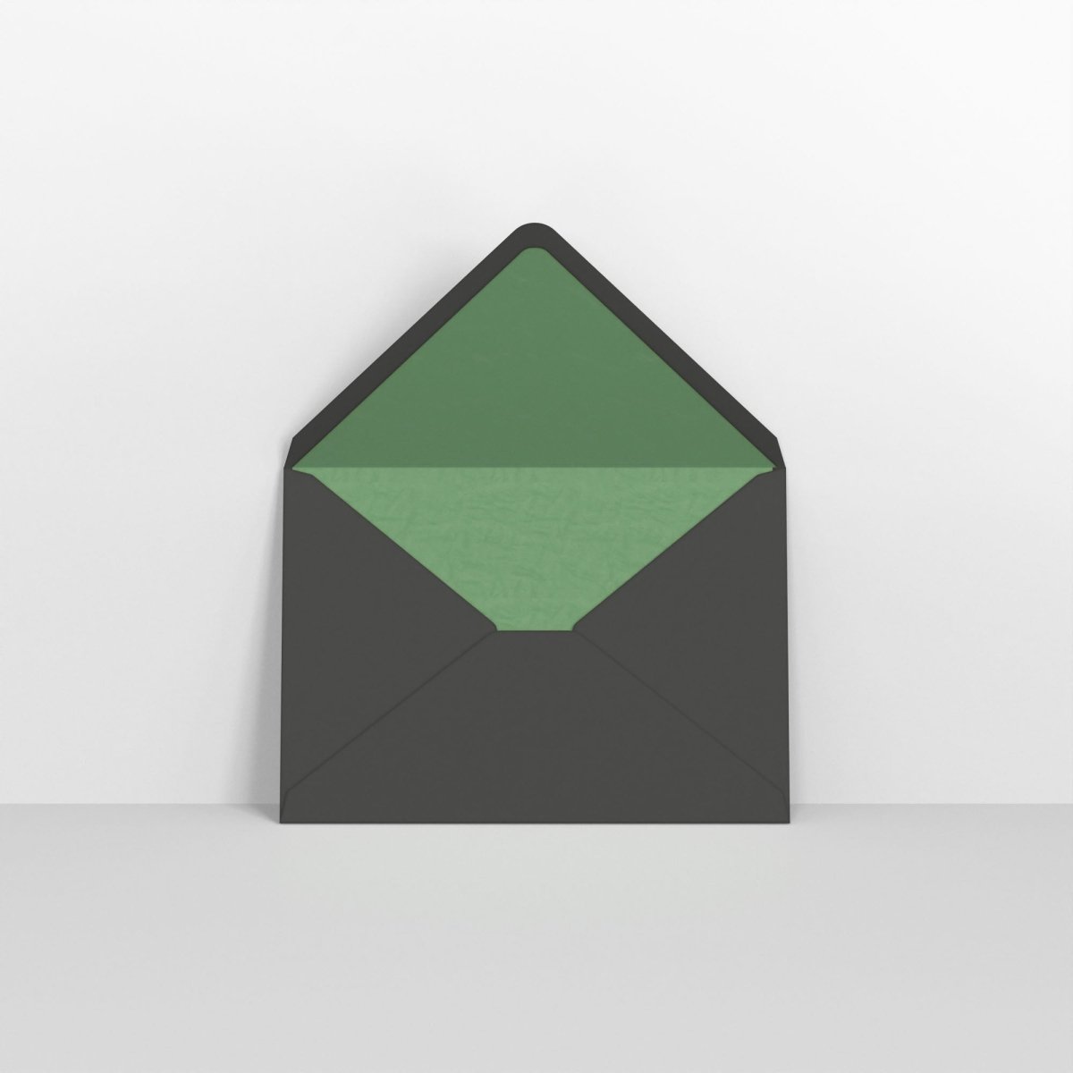 Black & Green Fancy Paper Lined Envelopes - C6 - 114 x 162mm
