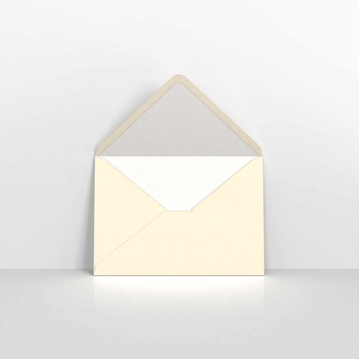 Ivory & White Fancy Paper Lined Envelopes - C6 - 114 x 162mm